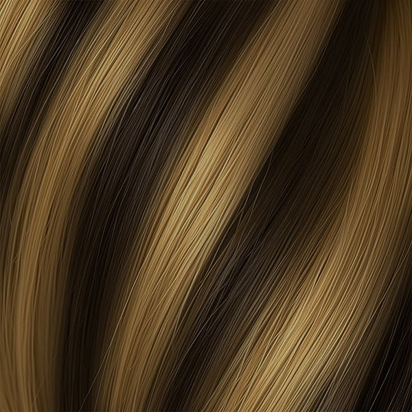 Seiseta kleur 4/14M - Bruin / licht goudblond koper