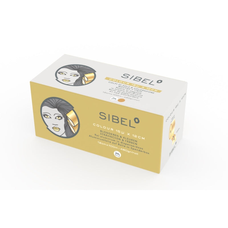 Sibel Alufolie Rol 15MU 480 g Goud 12cmx100m