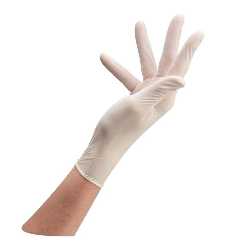 Sibel Handschoenen Herbruikbaar Latex Wit M 100 stuks
