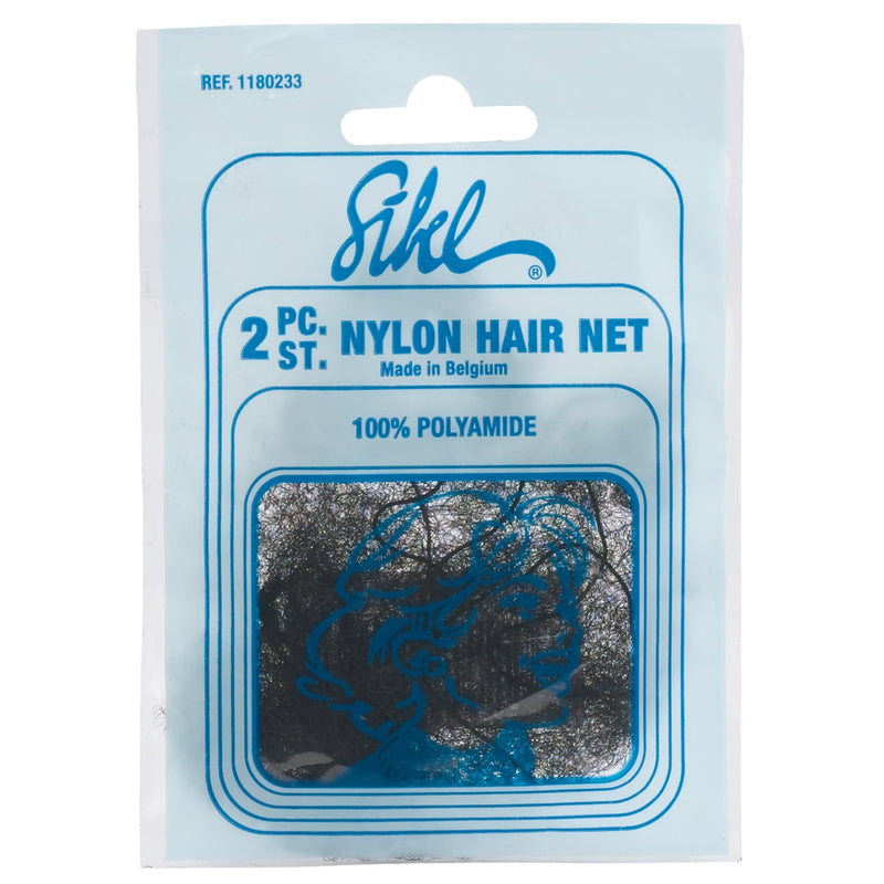 Sibel Nylon Haarnetje – 2 stuks (Middenbruin)