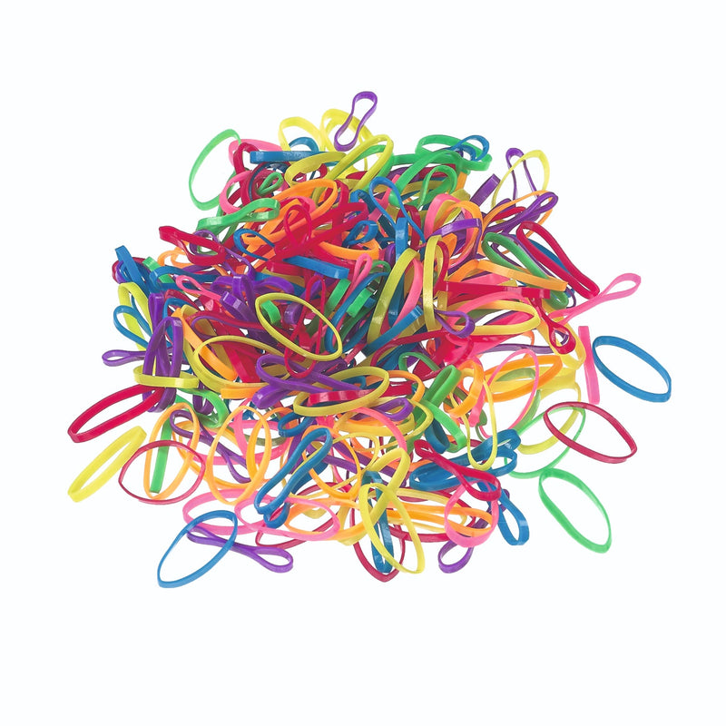 Sibel Elastische Haarbandjes Fluo 20mm 500 stuks