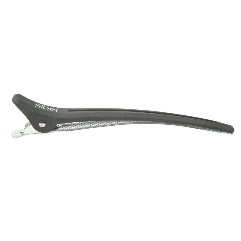 Sibel Section Clips Carbon-Alu Black L 6 stuks