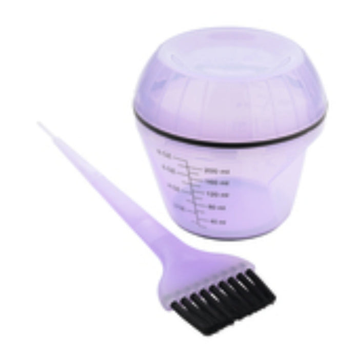 Sibel Jet Set Maatbeker/Beker/Borstel lila 200ml