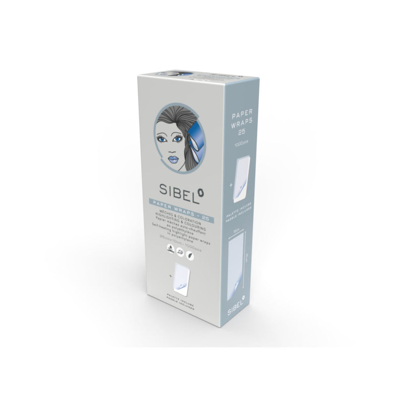 Sibel Highlight Wikkels 10cmx25cm 1000 stuks