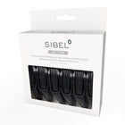 Sibel scheidingsklemmen Zwart XL 6 stuks