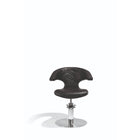 Sibel Cutting Chair Sensualis w/ Round Base Croco Black