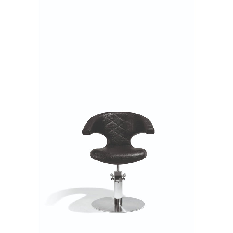 Sibel Cutting Chair Sensualis w/ Round Base Croco Black