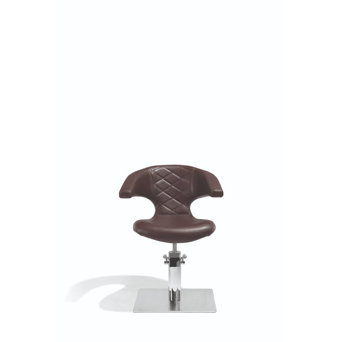 Sibel Cutting Chair Sensualis w/ Square Base Brown