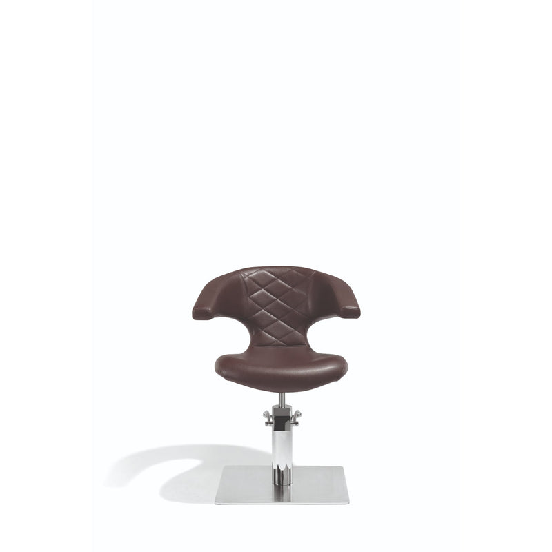 Sibel Cutting Chair Sensualis w/ Square Base Brown