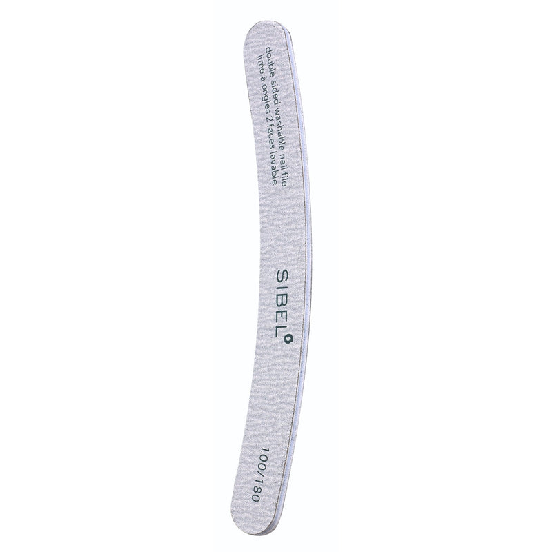 Sibel Emery Nagelvijl 2-weg Banaan 100/180 Zebra Set 30 stuks