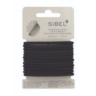 Sibel Elastische Haarbandjes Zwart Dik 12 stuks