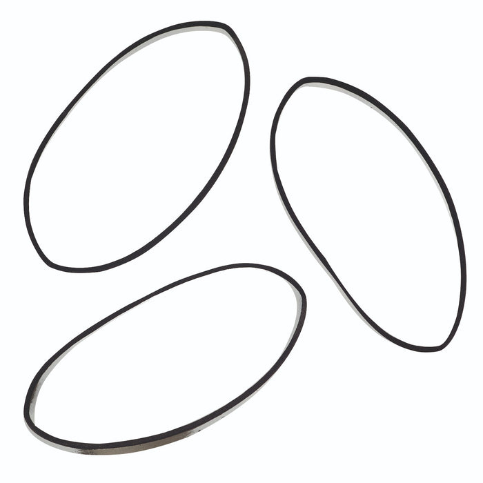 Sibel Elastische Haarbandjes Zwart 35mm 250 stuks