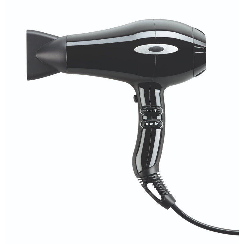 Ultron Professional Boreas Ionische AC Compacte Haardroger Glanzend Zwart
