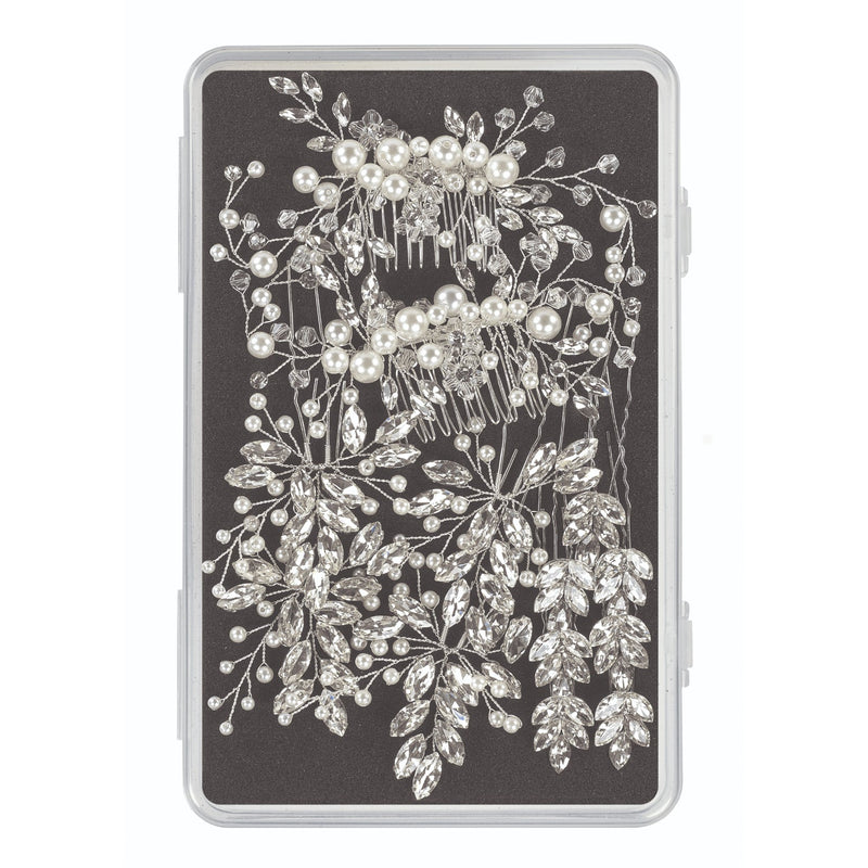 Sibel Bridal Pins Silver