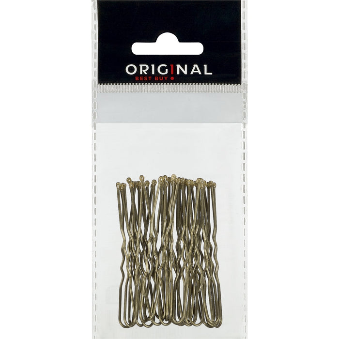 Sibel OBB Pins Metal Wavy 50mm Goud 25   stuks