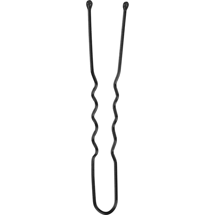 Sibel OBB Pins Metal Wavy 60mm Zwart 400   stuks