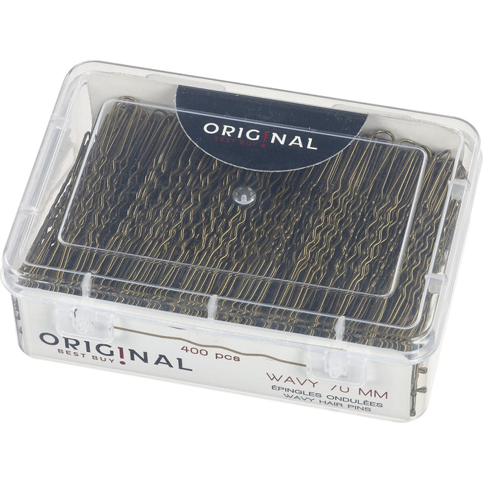 Sibel OBB Pins Metal Wavy 70mm Goud 400   stuks