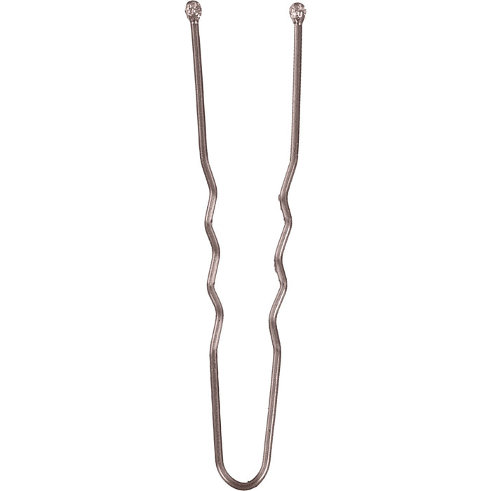 Sibel OBB Pins Metal Wavy 50mm Bruin 25   stuks