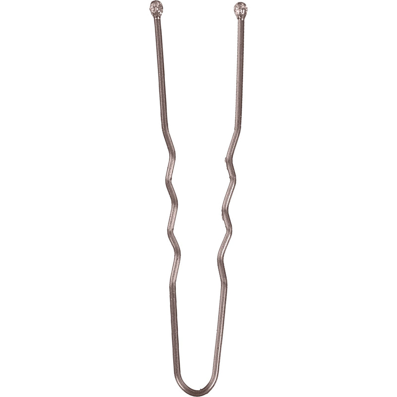 Sibel OBB Pins Metal Wavy 50mm Bruin 25   stuks