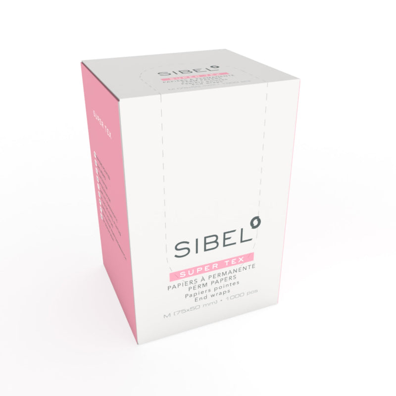 Sibel Papiertjes haarpunten Super Tex Doos 1000 stuks