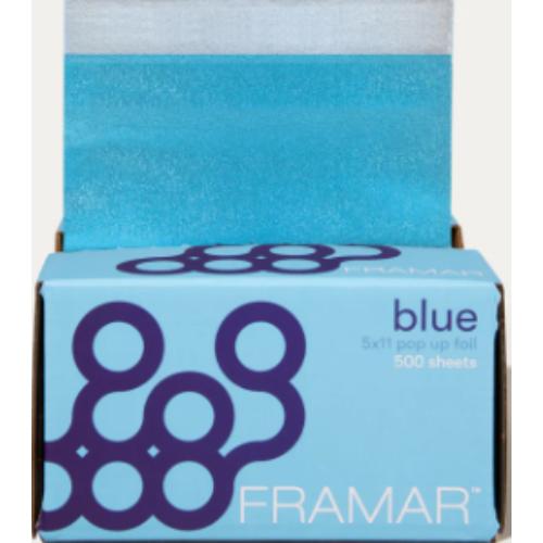 Framar Embossed folie blue - Pop up - 500st