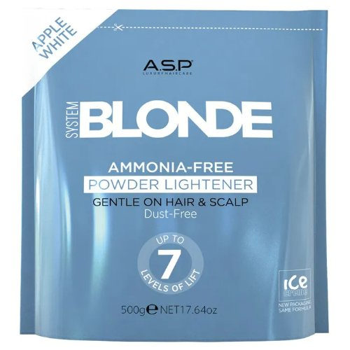 5055786231495 ASP Affinage System Blonde Am-Free Powder Lightener - Apple White 500g - Afbeelding 1