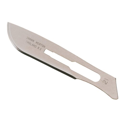 Swann-Morton Scalpelmesjes N°21 20x5 stuks - Afbeelding 1