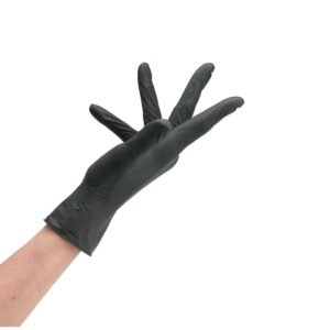 Sibel Handschoenen Wegwerp Nitril Poedervrij Zwart L 100 stuks