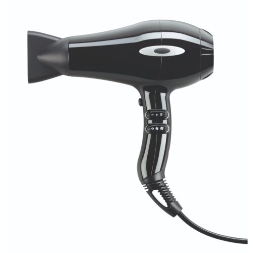 Ultron Professional Boreas Ionische AC Compacte Haardroger Glanzend Zwart - Afbeelding 1