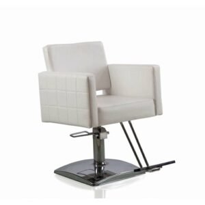 Sibel Ariana Styling Chair w/ Square Base White