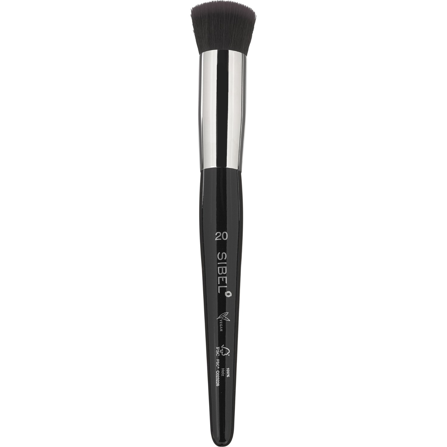 5412058222665 Sibel Vegan Make-Up Brush 20 Face Foundation - Afbeelding 1