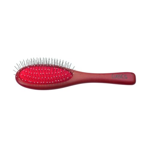 Sibel Platte borstel Classic 40 Ovaal Hout Naturel 21.8cm - Afbeelding 1