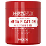 Immortal Infuse Mega Fixation Hair Styling Gel With Argan Oil 500ml