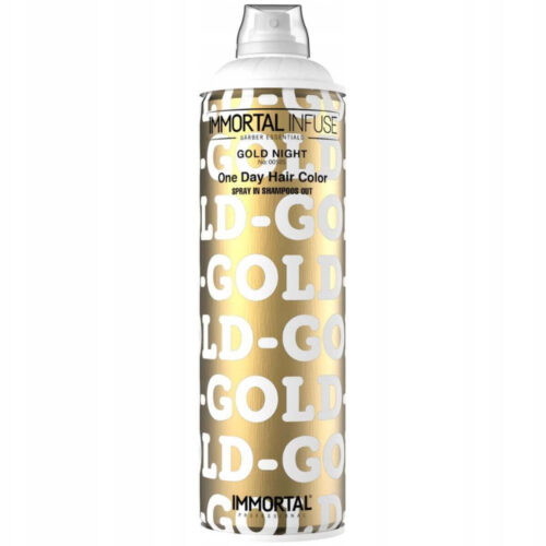 Immortal Infuse One Day Hair Color Spray Gold Silver 200ml - Afbeelding 1
