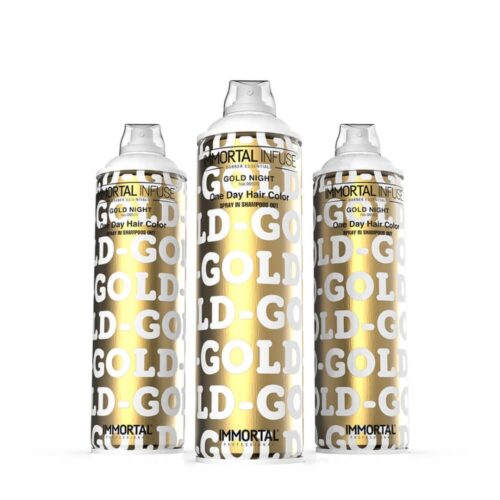 Immortal Infuse One Day Hair Color Spray Gold Night 200ml - Afbeelding 2