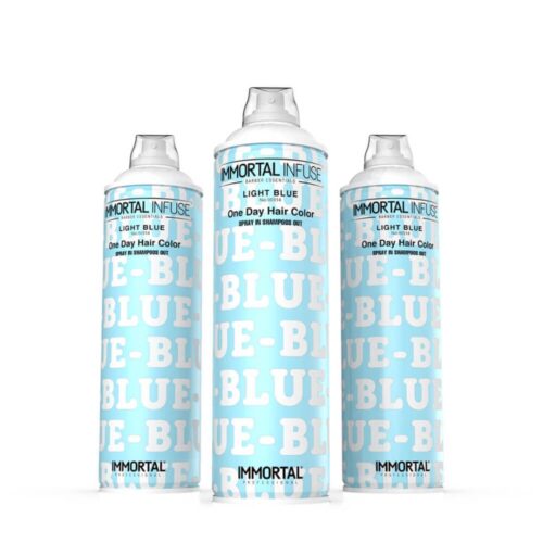 Immortal Infuse One Day Hair Color Spray Light Blue 200ml - Afbeelding 2