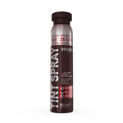 Immortal NYC Tint Spray Temporary Hair Retouch Spray Dark Brown 250ml - Afbeelding 1