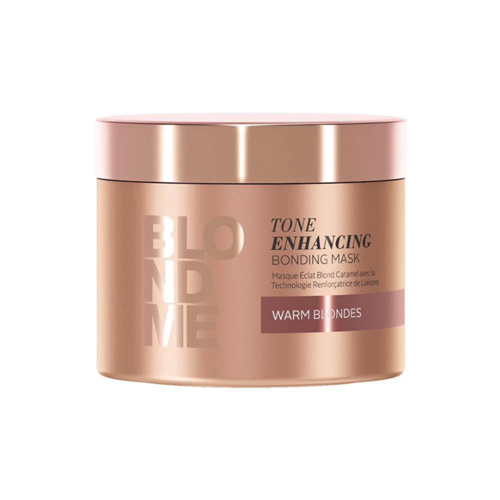 blond-me-warm-blondes-bonding-mask-.png Schwarzkopf Blond Me Warm Blondes Bonding Mask 200ml - Afbeelding 1
