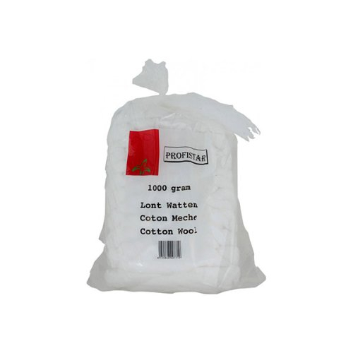 profistar-katoenen-lontwatten-1000-gram-1.jpg Kapperswatten Wit 1kg 100% Katoen - Afbeelding 1