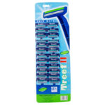 Treet II Skin Mate Glijstrip 24 Scheermessen op een Kaart