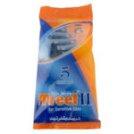 Treet II Skin Mate Glijstrip 5 Scheermessen in een Zakje